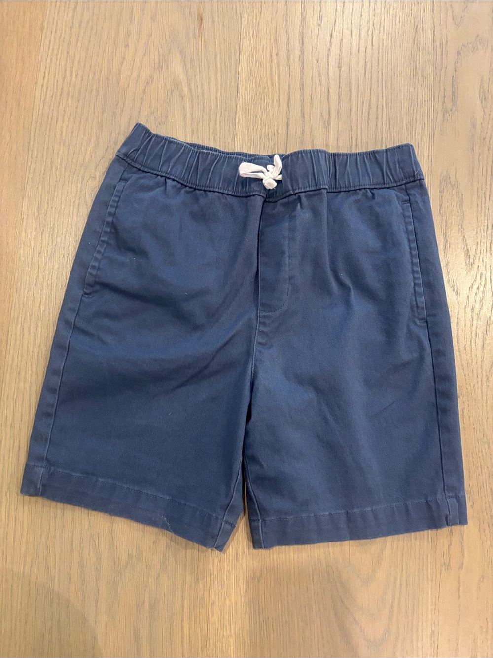 Kids Navy Chino Pull-On Shorts